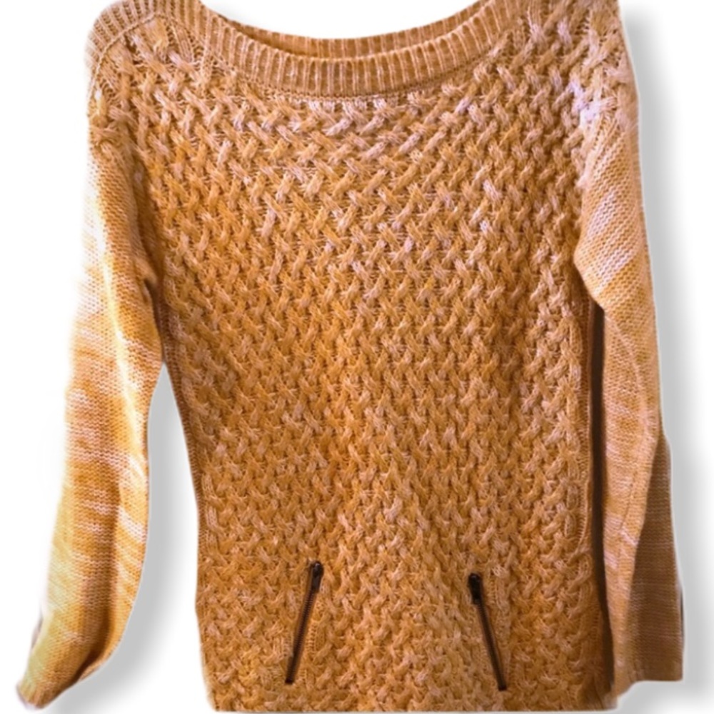 Hooked up yellow combo color sweater